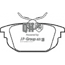 3363700419 Jp Group Комплект тормозных колодок, дисковый тормоз