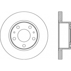 BDR2181.10 OPEN PARTS Тормозной диск