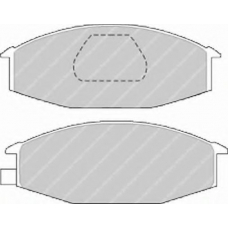 FVR369 FERODO Комплект тормозных колодок, дисковый тормоз