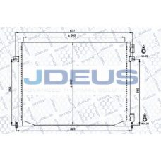 723M27 JDEUS Конденсатор, кондиционер