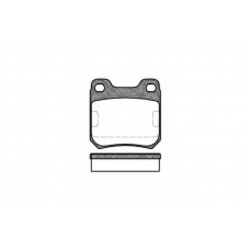 0239.00 QUINTON HAZELL Комплект тормозных колодок, дисковый тормоз