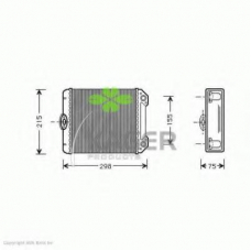 32-0070 KAGER Теплообменник, отопление салона