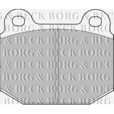 BBP1005 BORG & BECK Комплект тормозных колодок, дисковый тормоз