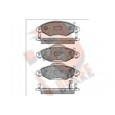 RB1587 R BRAKE Комплект тормозных колодок, дисковый тормоз