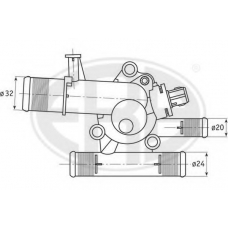 350130 ERA Термостат, охлаждающая жидкость