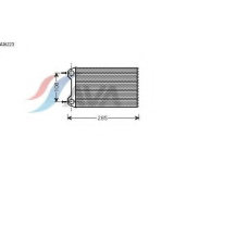 AI6223 AVA Теплообменник, отопление салона