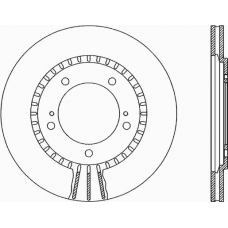 BDR1868.20 OPEN PARTS Тормозной диск