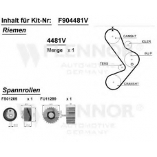 F904453V FLENNOR Комплект ремня грм