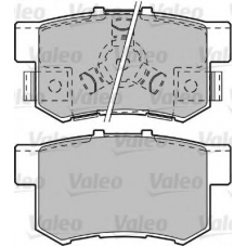 601043 VALEO Комплект тормозных колодок, дисковый тормоз