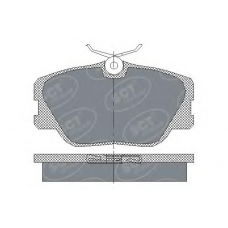 SP 167 SCT Комплект тормозных колодок, дисковый тормоз