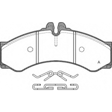 BPA0614.00 OPEN PARTS Комплект тормозных колодок, дисковый тормоз