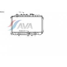 MZ2012 AVA Радиатор, охлаждение двигателя
