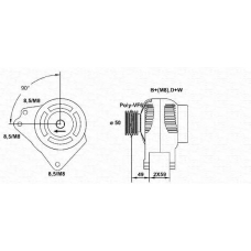 943355115010 MAGNETI MARELLI Генератор