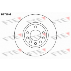 BS7189B FTE Тормозной диск