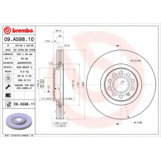 BS 8758 BRECO Тормозной диск