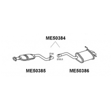 ME50384 VENEPORTE Глушитель выхлопных газов конечный
