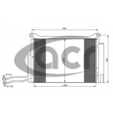 300698 ACR Конденсатор, кондиционер