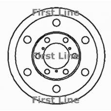 FBD477 FIRST LINE Тормозной диск