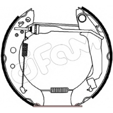 151-174 CIFAM Комплект тормозных колодок
