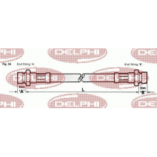 LH0235 DELPHI Тормозной шланг