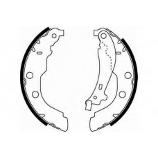 GS8617 TRW Комплект тормозных колодок