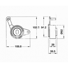 ITB-6919 IPS Parts Устройство для натяжения ремня, ремень грм