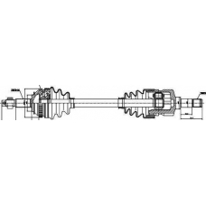208024 GSP Приводной вал