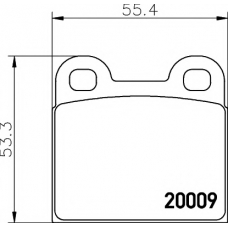 8DB 355 006-991 HELLA PAGID Комплект тормозных колодок, дисковый тормоз