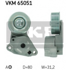 VKM 65051 SKF Натяжной ролик, поликлиновой  ремень