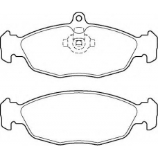 BP1385 QUINTON HAZELL Комплект тормозных колодок, дисковый тормоз