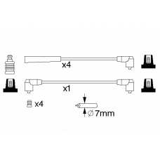 0 986 357 068 BOSCH Комплект проводов зажигания