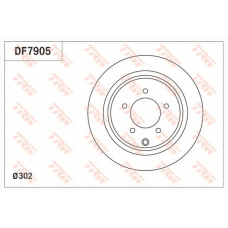 DF7905 TRW Тормозной диск