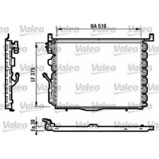 816881 VALEO Конденсатор, кондиционер