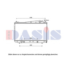 510154N AKS DASIS Радиатор, охлаждение двигателя