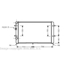 VWA2179 Prasco Радиатор, охлаждение двигателя