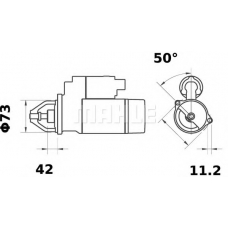 MS 172 MAHLE Стартер
