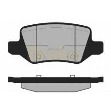 PA1469 BRAKE ENGINEERING Комплект тормозных колодок, дисковый тормоз