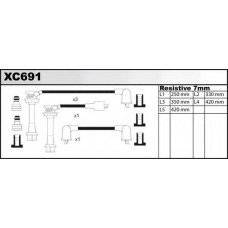 XC691 QUINTON HAZELL Комплект проводов зажигания