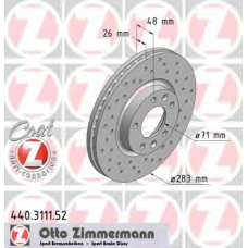 440.3111.52 ZIMMERMANN Тормозной диск