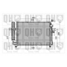 QCN431 QUINTON HAZELL Конденсатор, кондиционер