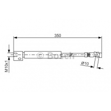 1 987 476 409 BOSCH Тормозной шланг