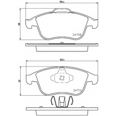 8DB 355 013-981 HELLA PAGID Комплект тормозных колодок, дисковый тормоз