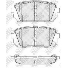 PN0426 NiBK Комплект тормозных колодок, дисковый тормоз