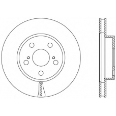 BDA2463.20 OPEN PARTS Тормозной диск