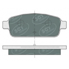 SP 360 PR SCT Комплект тормозных колодок, дисковый тормоз