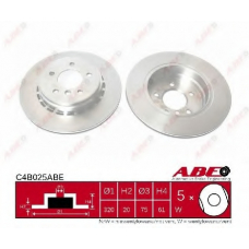 C4B025ABE ABE Тормозной диск