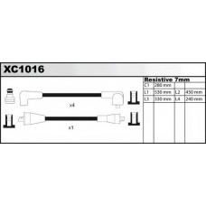XC1016 QUINTON HAZELL Ккомплект проводов зажигания