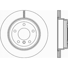 BDA2278.20 OPEN PARTS Тормозной диск