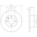 MDC1033 MINTEX Тормозной диск