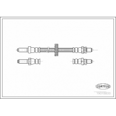 19018800 CORTECO Тормозной шланг